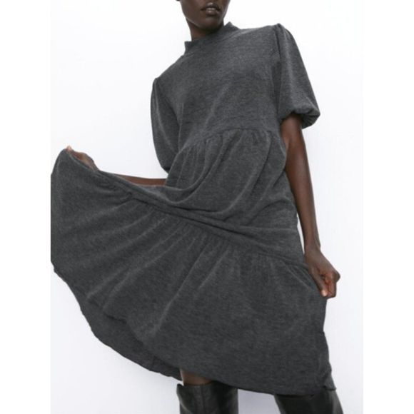 Zara | Dresses | Zara Soft Touch Midi 